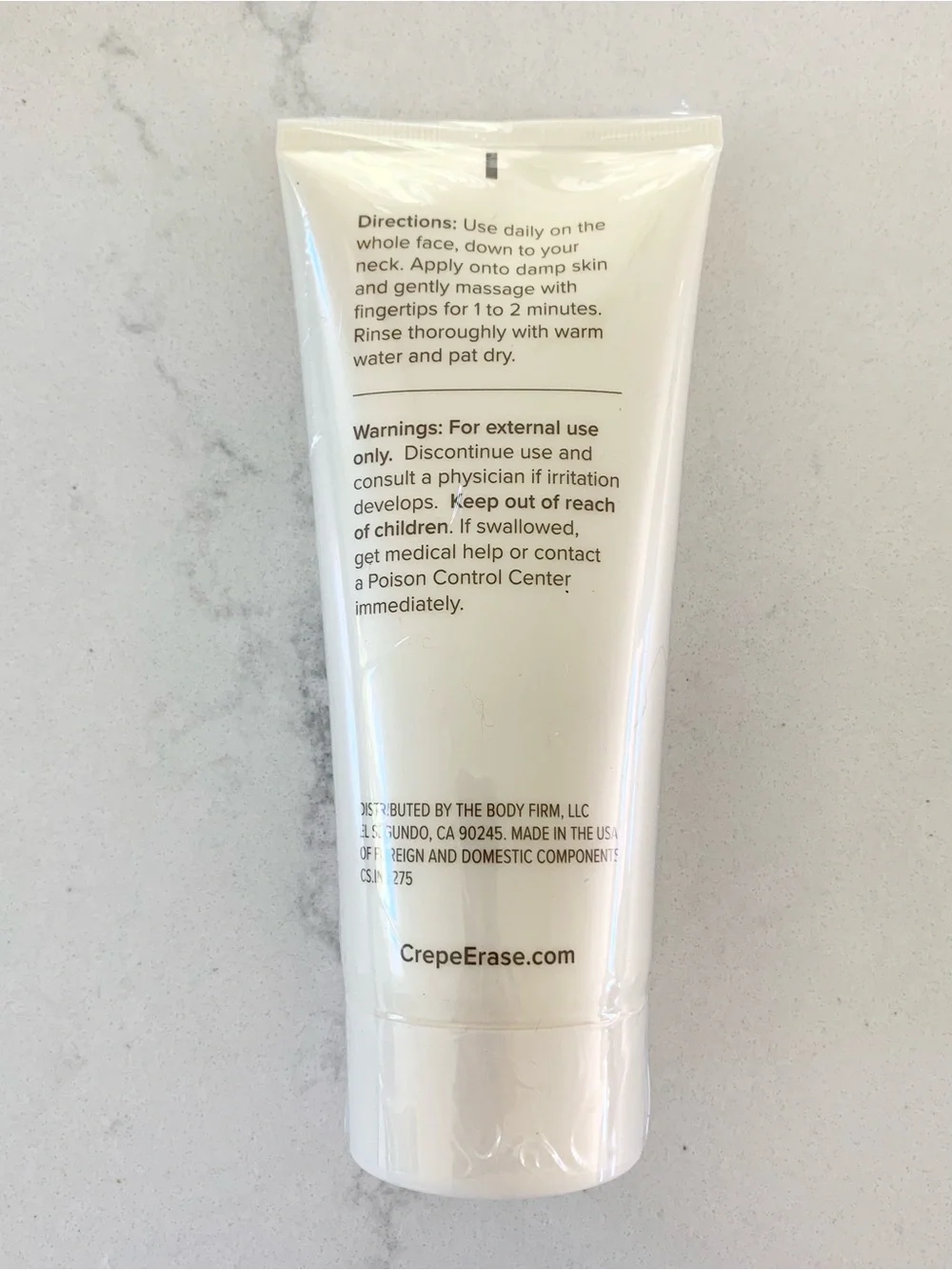 BODY FIRM Crêpe Erase Facial Refining Exfoliant - 6 Fl Oz